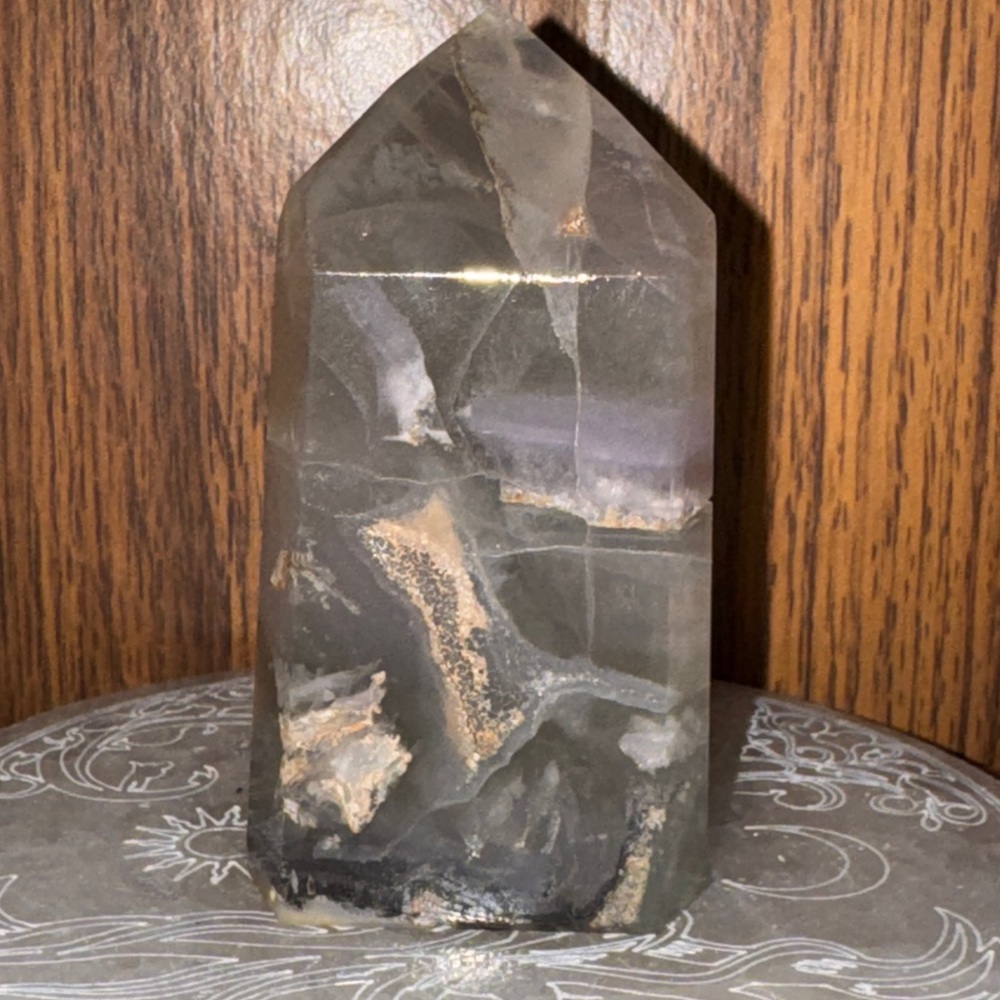 Fluorite Crystal Tower💜💚